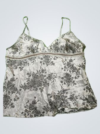 Gray Floral Camisole