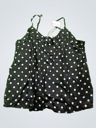 Black Polka Dot Top