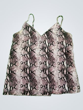 Women's Snakeskin Pattern Cami Top