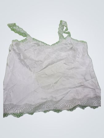 White Lace Trim Camisole