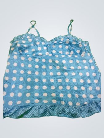 Blue Polka Dot Camisole