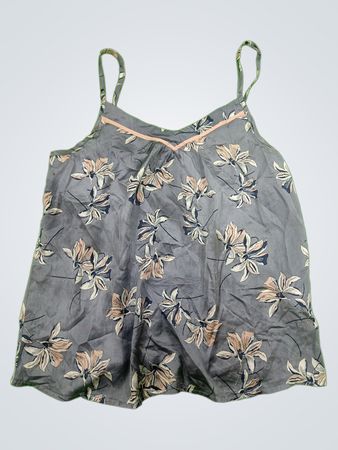 Gray Floral Camisole