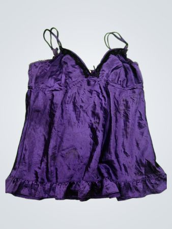 Purple Silk Camisole