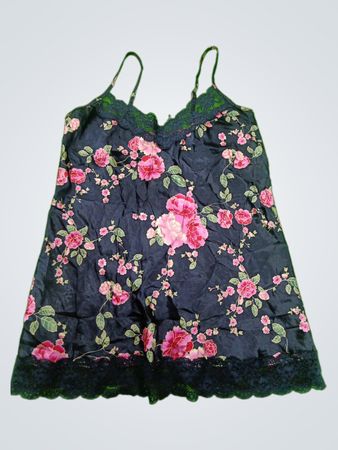 Floral Satin Cami Top