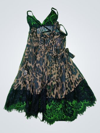 Leopard Print Lace Chemise
