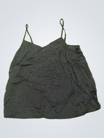 Black and White Polka Dot Tank Top