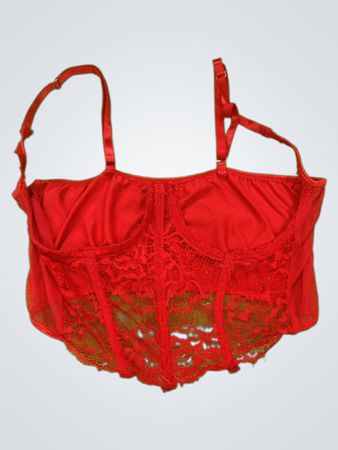Red Lace Bra