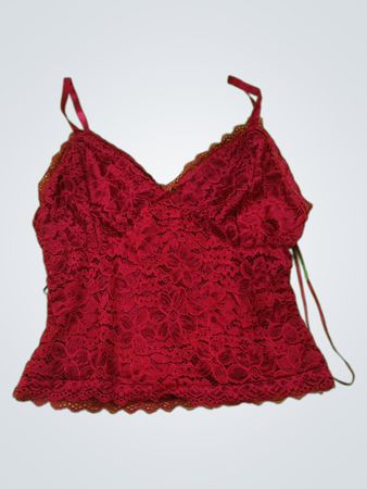 Red Lace Camisole