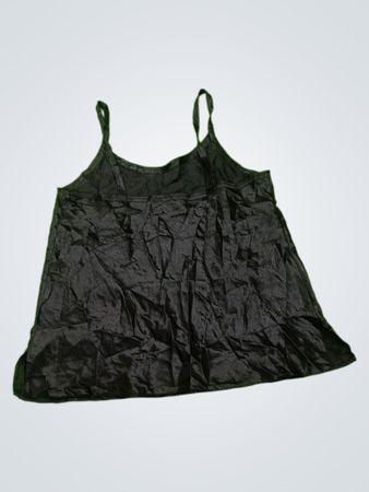 Black Satin Cami Top