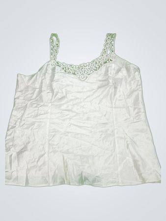 White Lace Trim Camisole