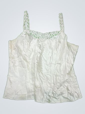 White Lace Trim Camisole