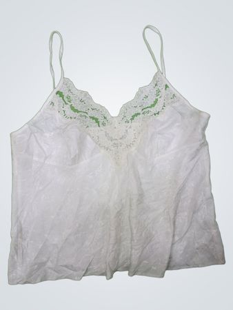 White Lace Trim Camisole
