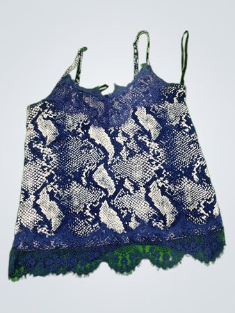 Blue Lace Camisole