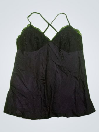 Black Lace Trim Camisole