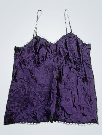 Purple Silk Camisole