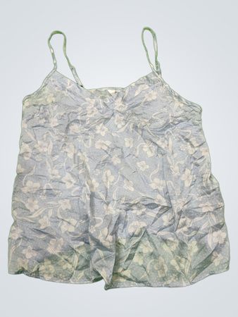 Gray Floral Cami Top