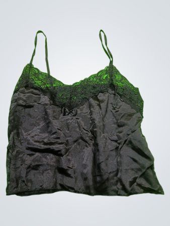 Black Lace Trim Camisole