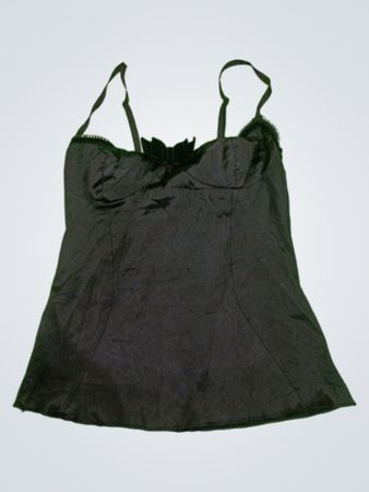 Black Satin Camisole