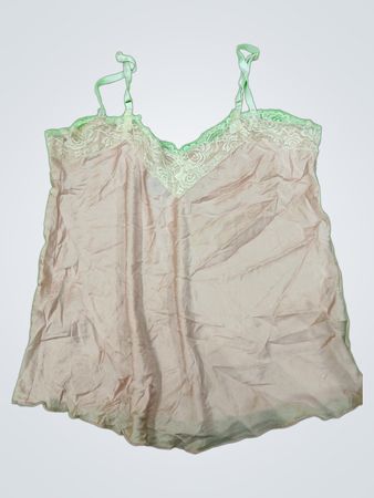 Pink Lace Trim Camisole
