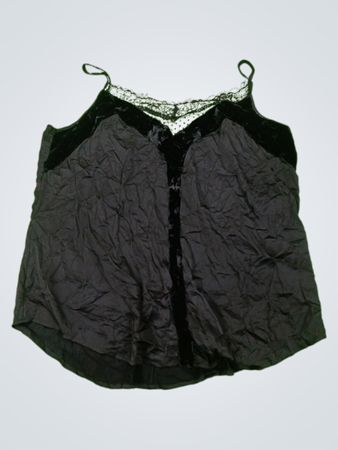 Black Lace Trim Camisole