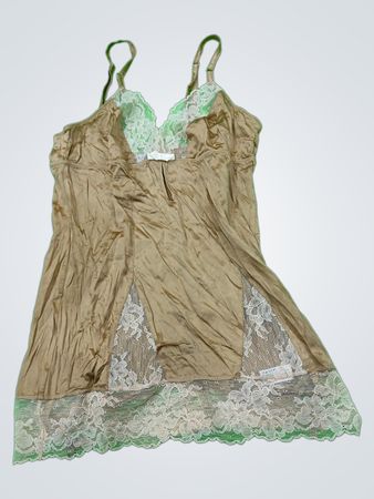 Brown Lace Trim Camisole