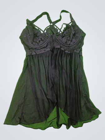 Black Lace Babydoll Chemise