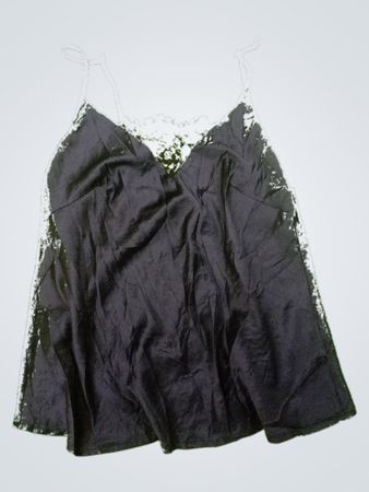 Black Lace Trim Camisole