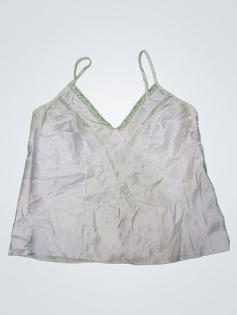 White Camisole with Lace Trim