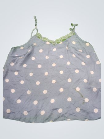 Secret Possessions Light Blue Polka Dot Cami Top