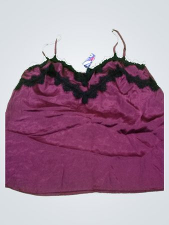 ASOS Purple Satin Lace Cami Top