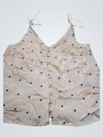 ASOS Cream Star Print Spaghetti Strap Cami Top