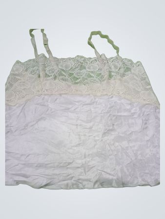 White Lace-Trimmed Camisole