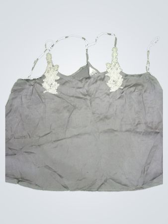 Gray Lace Trim Camisole