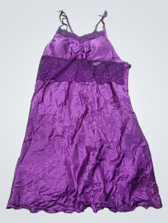 Purple Silk Dress