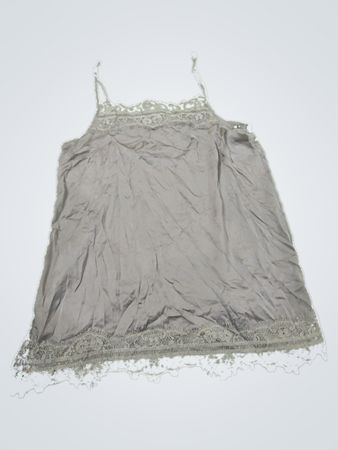 Gray Lace Trim Camisole