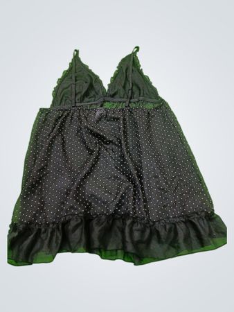 Black Polka Dot Chemise
