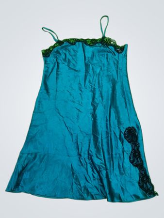 Blue Silk Nightgown
