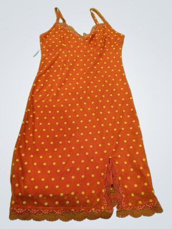 Orange Polka Dot Dress