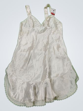 White Lace Trim Chemise