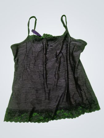 Black Lace Trim Camisole