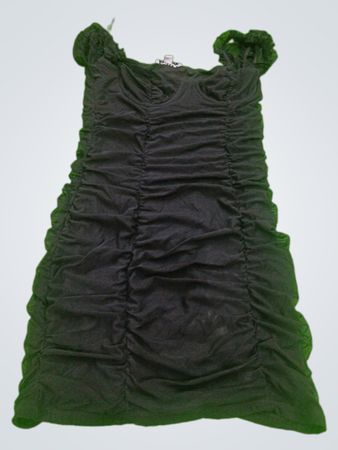Tic Toc Black Ruffled Mini Dress