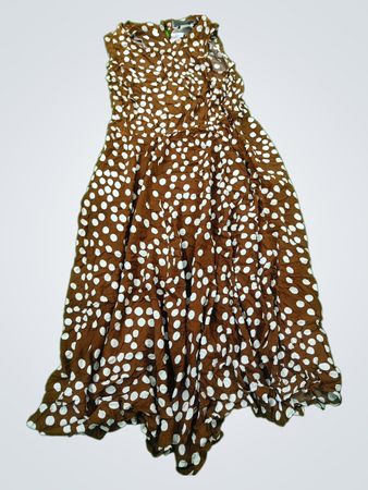 Brown Polka Dot Dress