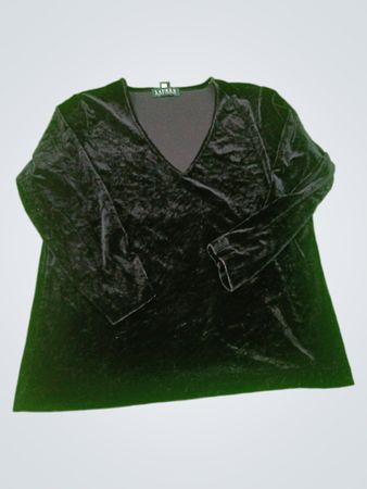 Ralph Lauren Black Velvet Shirt