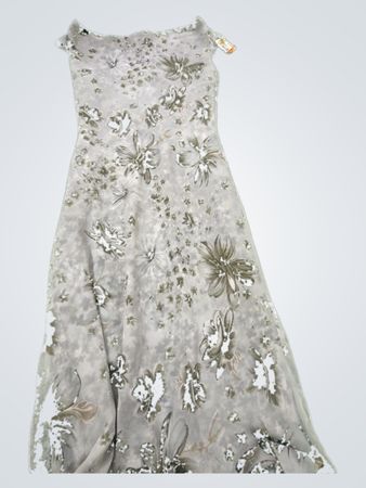 Floral Gray Dress