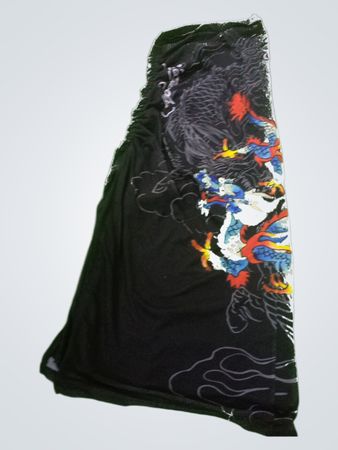 Black Dragon Printed Leggings