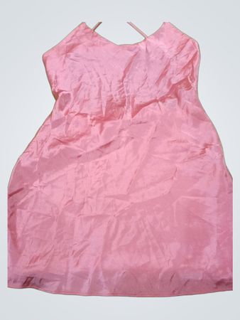 Pink Satin Dress