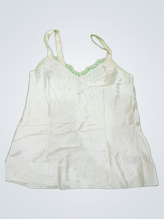 White Lace Trim Camisole