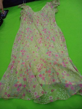 Floral Green Dress