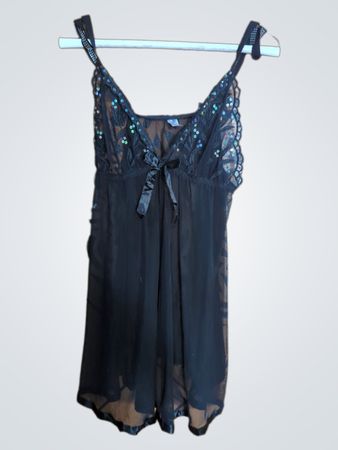 Black Sheer Nightgown