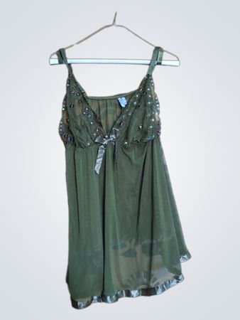Green Lace Camisole